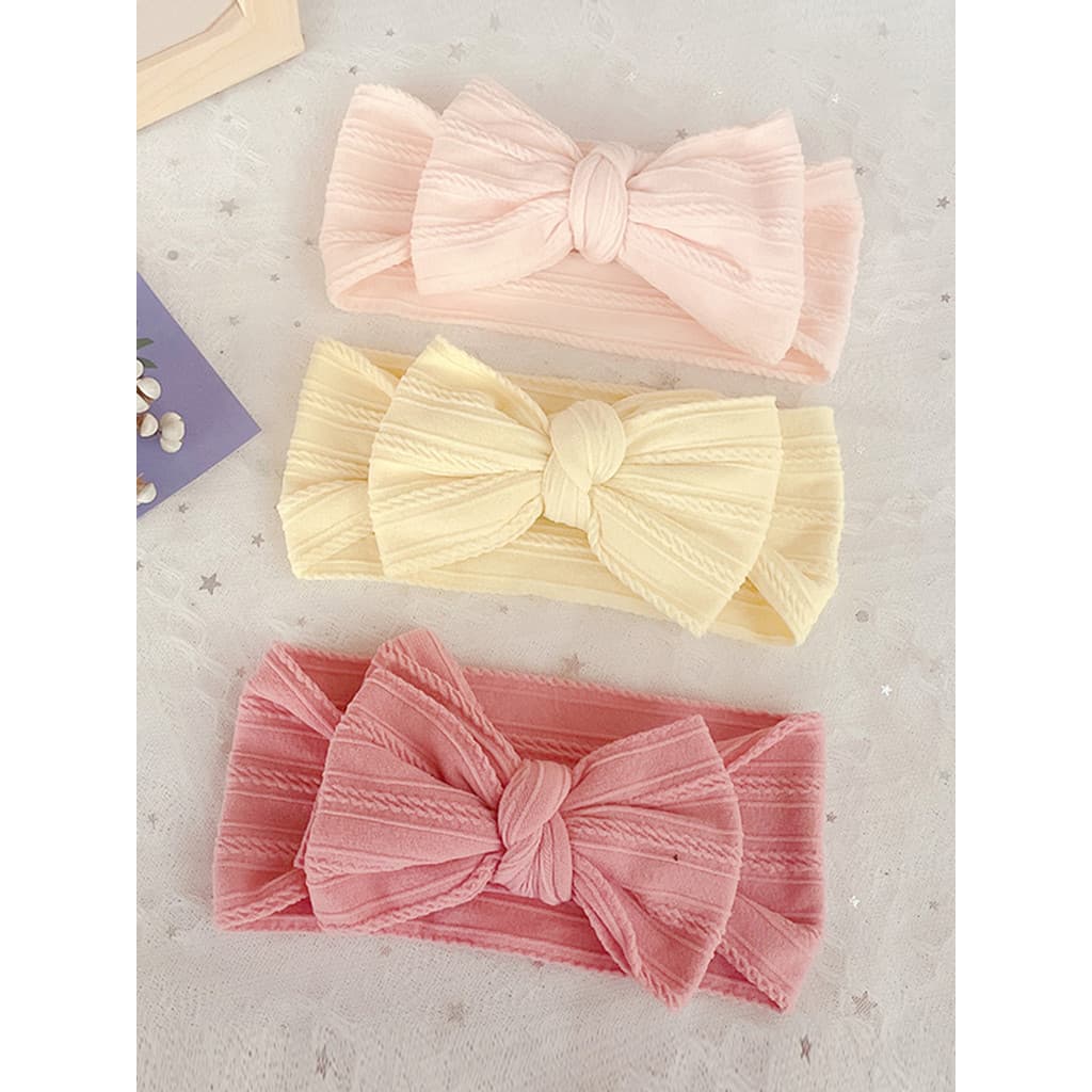 Bebê bebê arco bandana coreano bebê menina doce princesa Headwear recém-nascido lua cheia porta protetora macio bandana