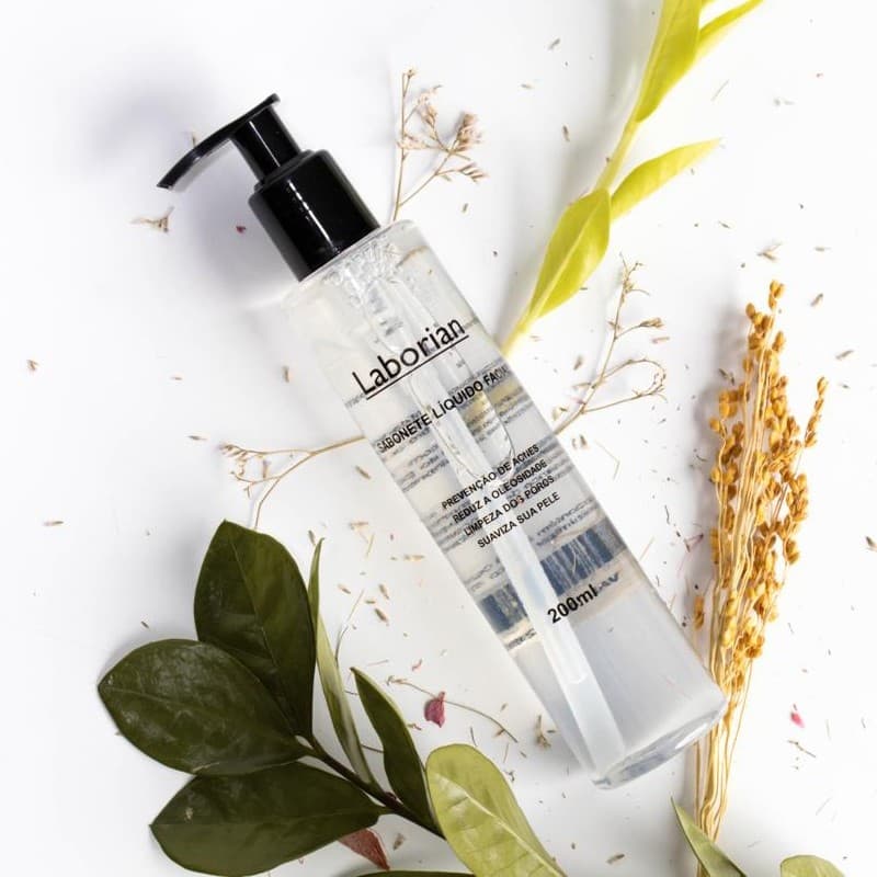 SABONETE LIQUIDO FACIAL NEUTRO LABORIAM PELE OLEOSA PREVENÇÃO DE ACNE E LIMPEZA DOS POROS 200ML