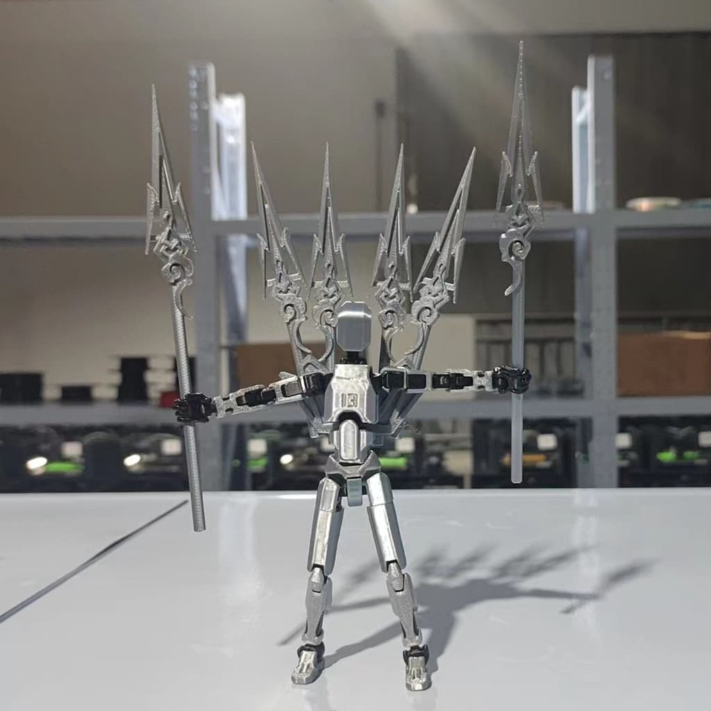 Lucky 13 Action Figure Robot Modelo Manequim 13 Impressão 3D T13 Brinquedos De Montagem