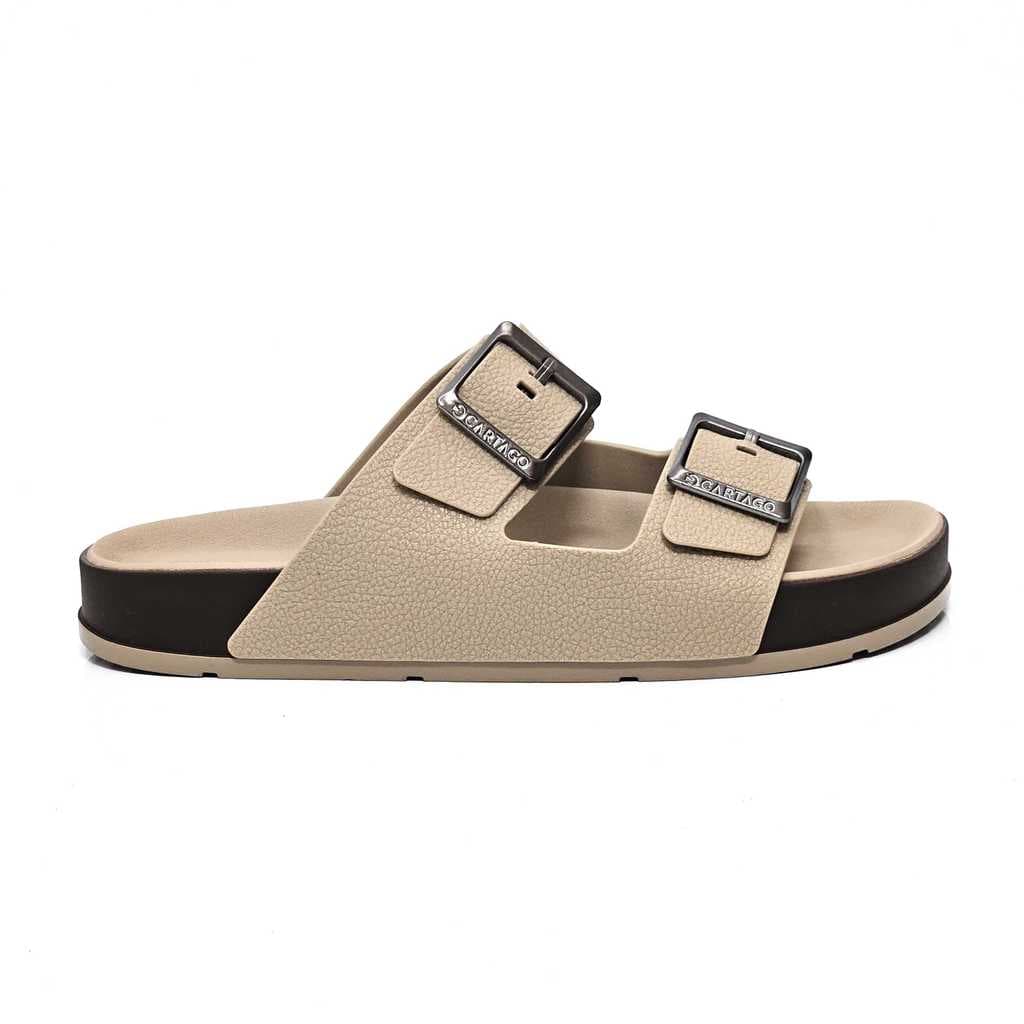 Sandália Birken Masculina Cartago Milão Plus Confortável Fivela Homem Original