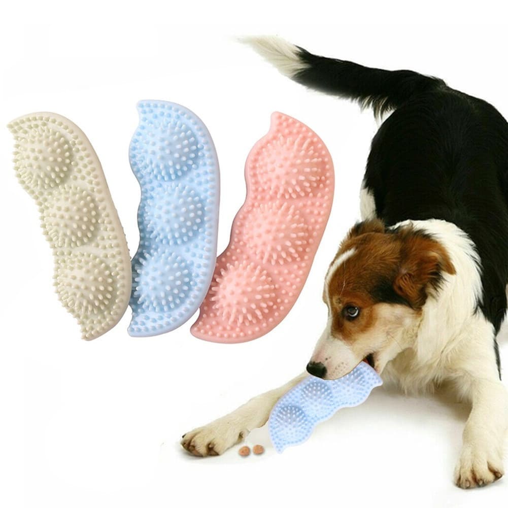 Cão Mastigar Brinquedo Pet Escova De Dentes Macio Dentição Varas De Limpeza Para Cuidados Com O