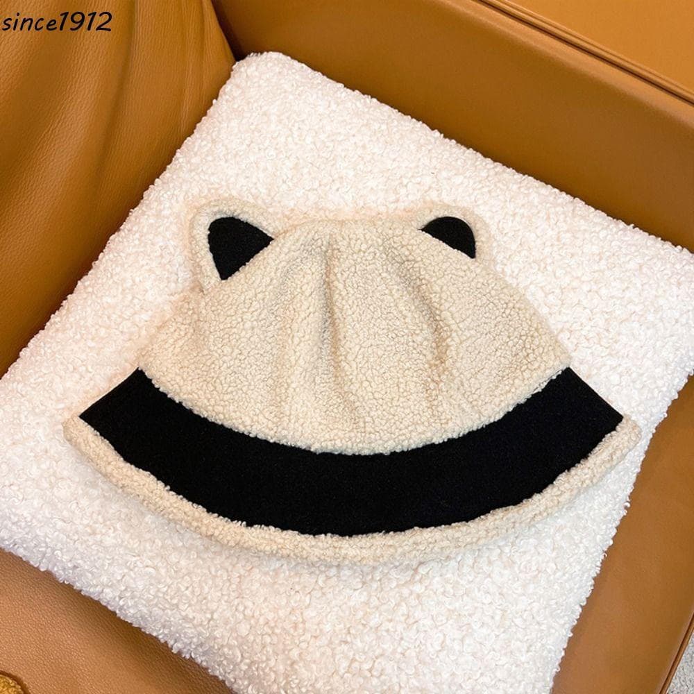 Boné De Orelha De Urso De Lã Berbere Desde , Chapéu De Pescador De Proteção Solar Quente Balde De Inverno Macio De Pelúc