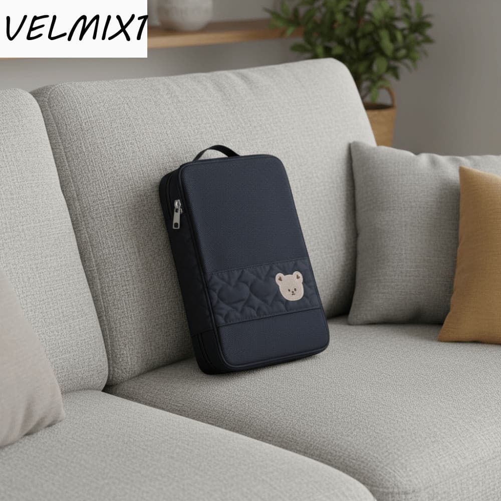 VELMIX1 Bolsa Para Fraldas De Bebê , Suspensa Carrinho Com Design Bonito À Prova D'água Portátil De Viagem Estilo Pendur