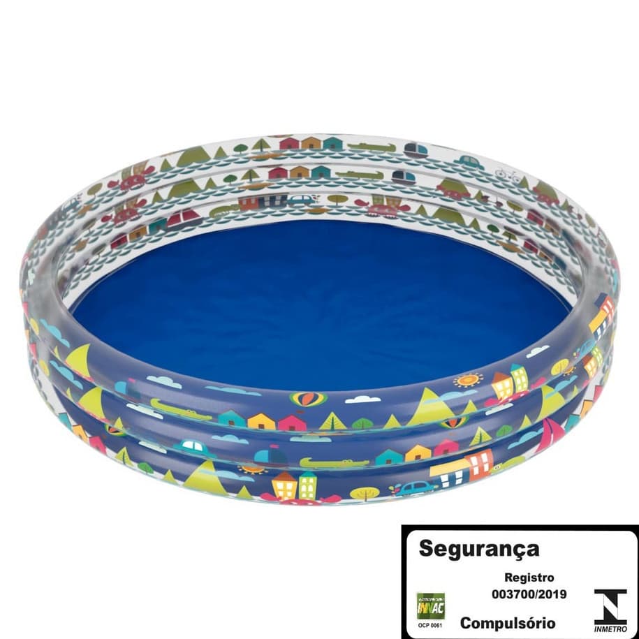 Piscina Banheira Inflável MOR 450 Litros | Compacta e Prática | Ideal para Crianças