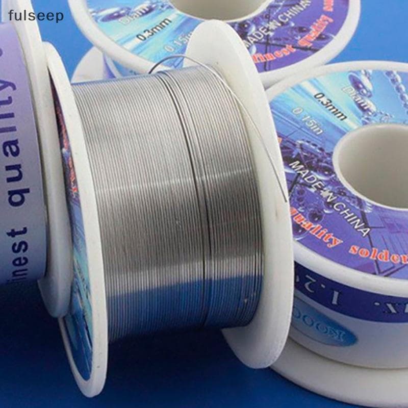 [fulseep] Linha De Estanho De Alta Pureza 0.3 Mm Fio De Solda Ingest Flux Reel Soldagem Resina De Chumbo Para Reparo De