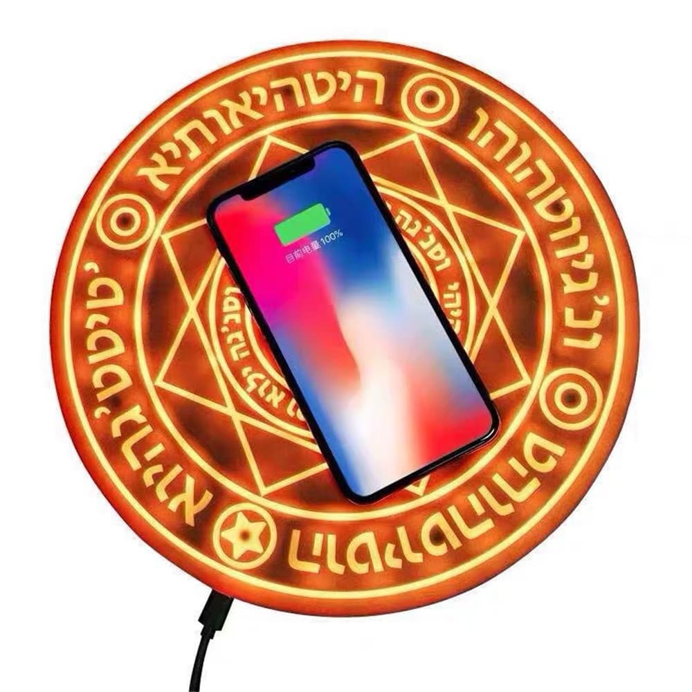 Carregador Sem Fio Mágico Universal De 10W Para IPhone 13 13Pro 12 12Promax XSMAX X XR 8 7 Samsung S21 S20 Huawei Xiaomi