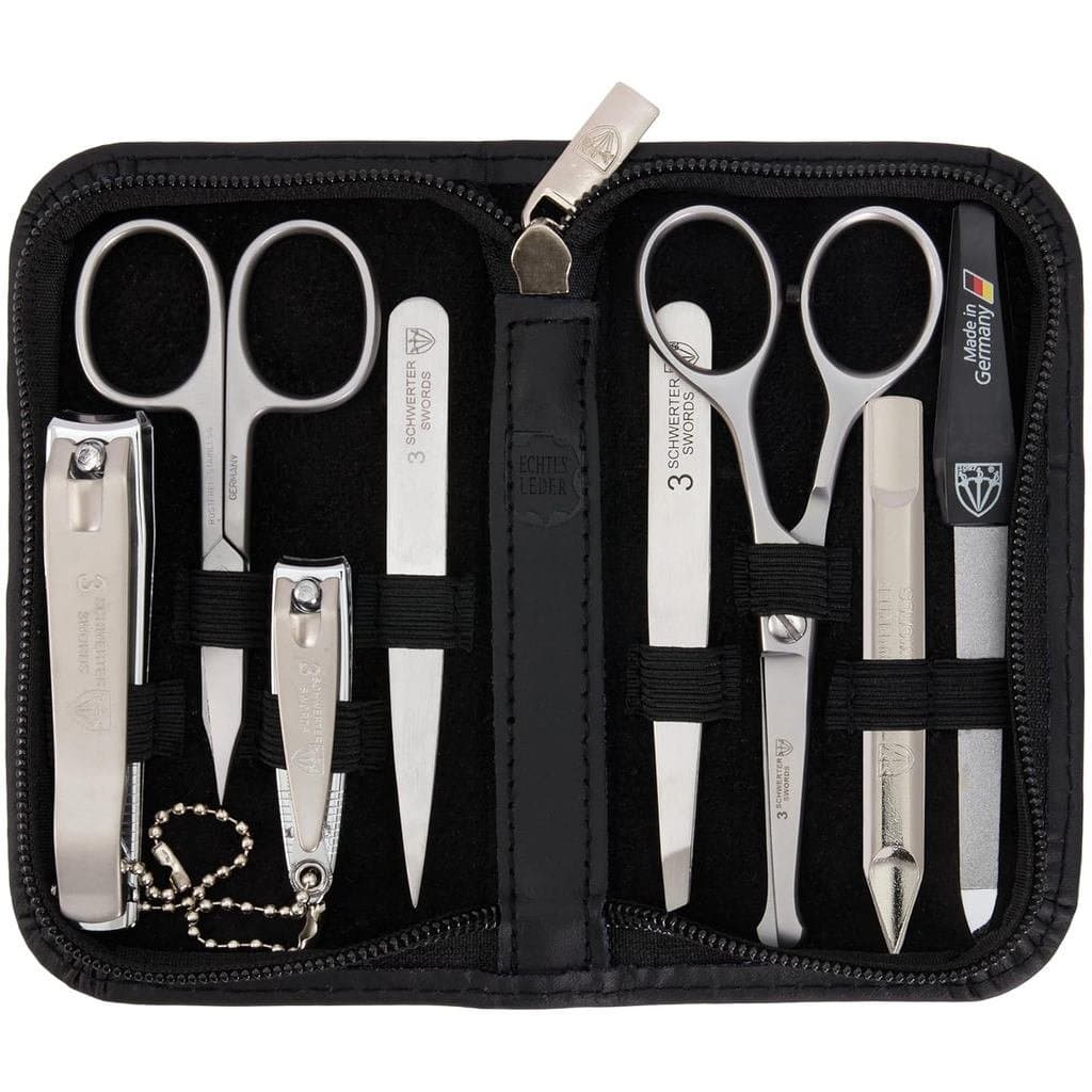 3 Swords Germany – Kit masculino - manicure, pedicure, barba, orelha TUDO EM UM - ferramentas de aço inoxidável