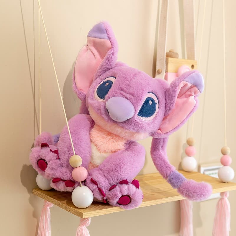 60cm/45cm/30cm Brinquedo de Pelúcia Stitch Angel Fofo/Macio/Adequado como Presente para Meninas