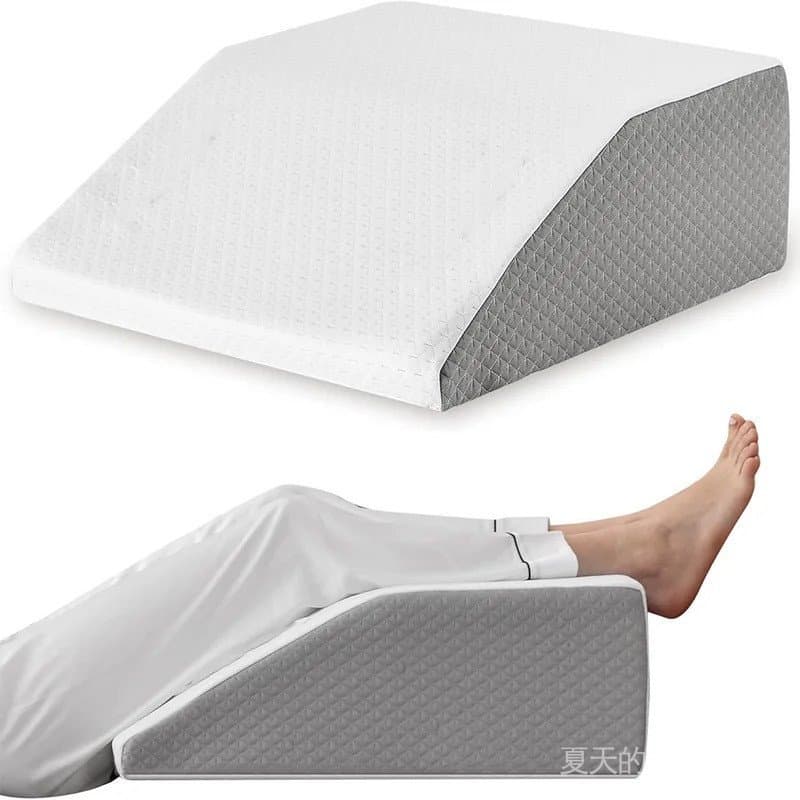 Almofada para Pernas, Almofada Elevatória de 8 Polegadas para Descanso e Sono, Almofada em Cunha para Dormir de Lado, Al