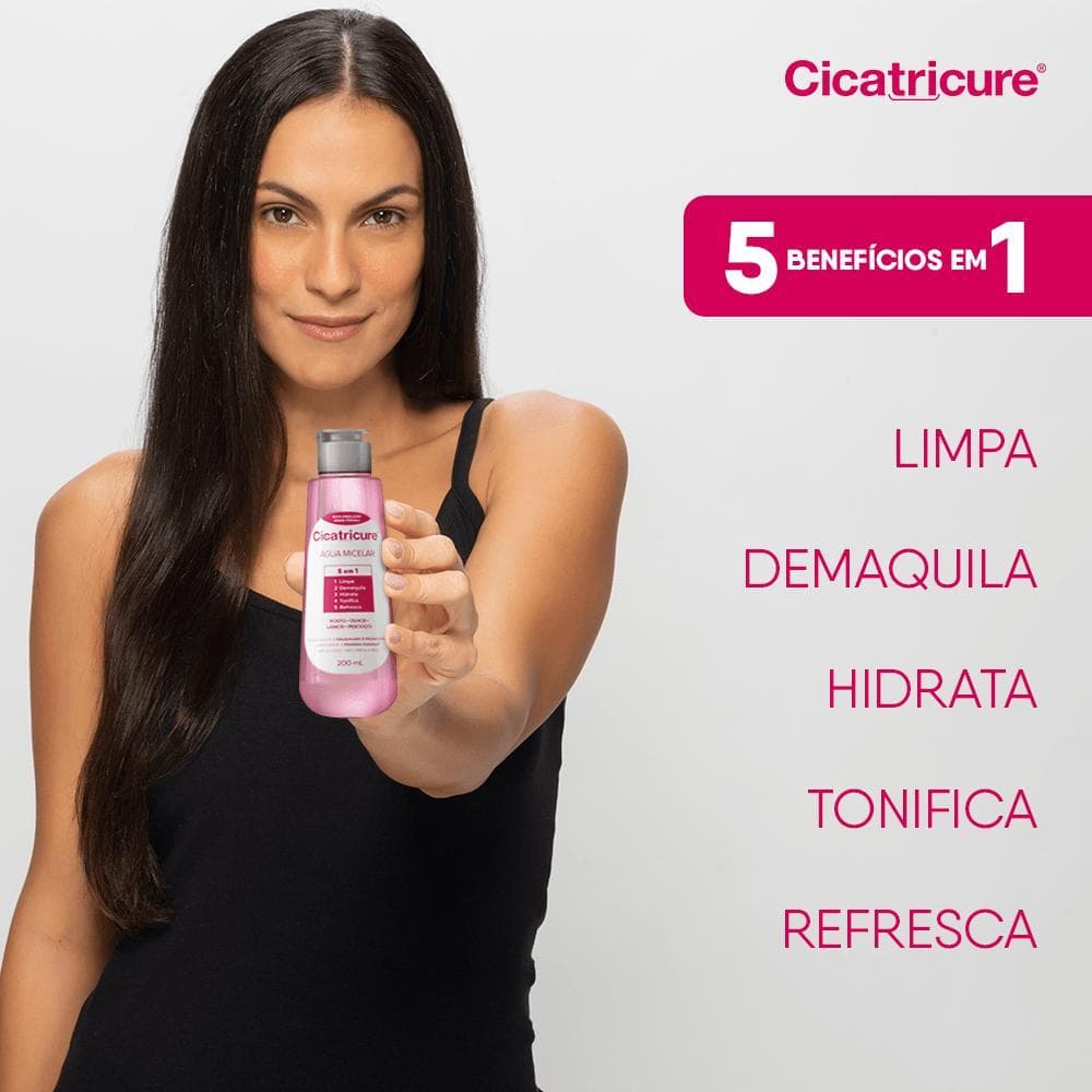 Água Micelar 5 Em 1 Sem Álcool Cicatricure 200ml
