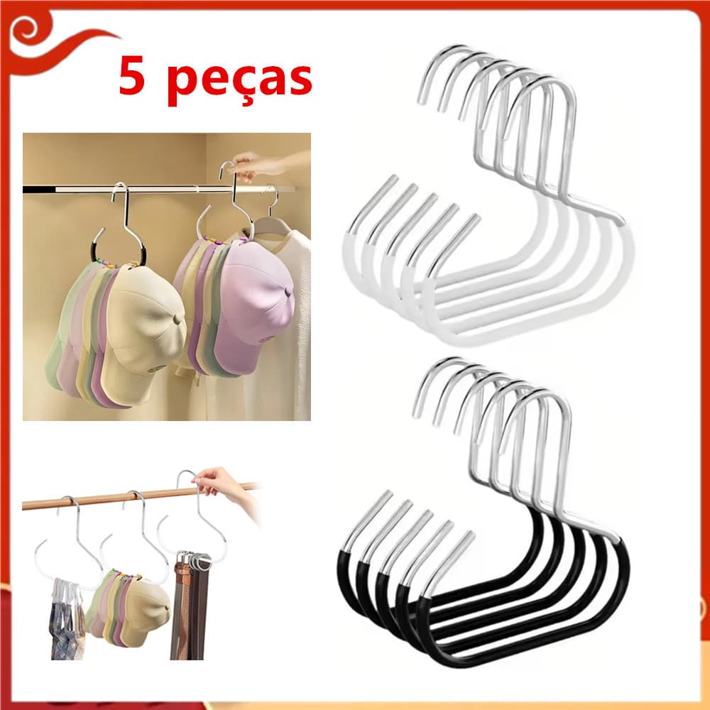 Gancho de bolsa de guarda-roupa, gancho multiuso, cinto de lenço de boné de beisebol disponível