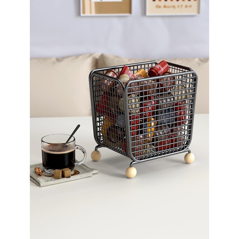 Saco de chá de mesa caixa de armazenamento sala de chá cápsula de café prateleira escritório desktop Multi-camada lanche