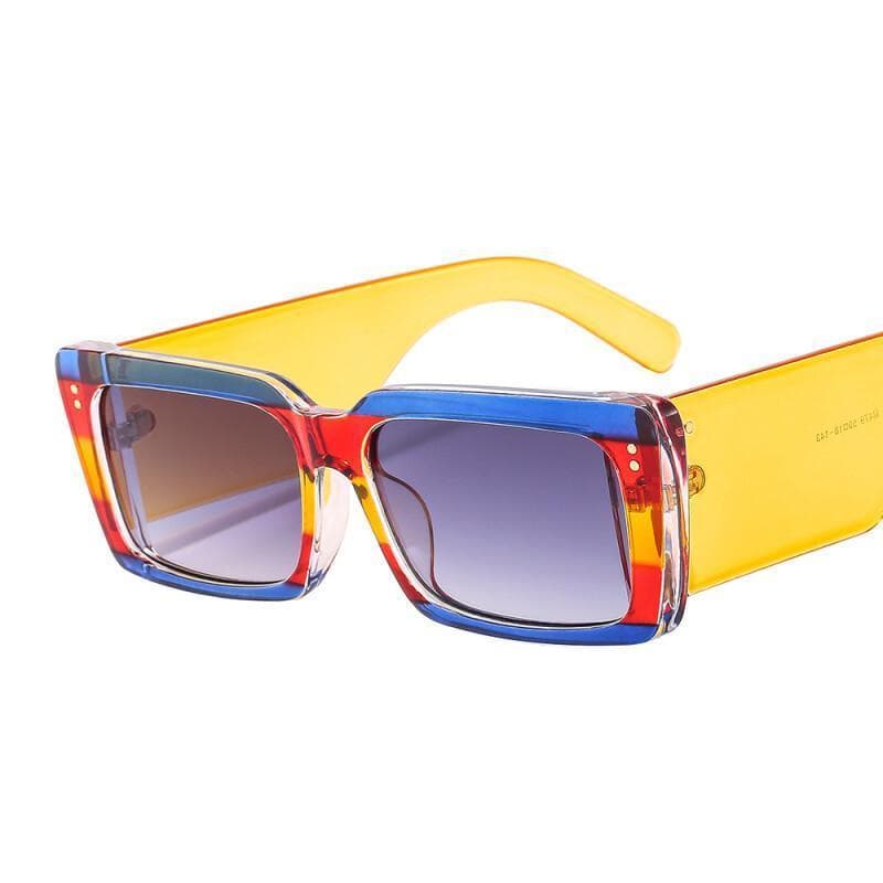 Novos Óculos de Sol Quadrados para Mulheres, Óculos com Hastes Largas, Óculos de Viagem para Homens, UV400, Masculino e