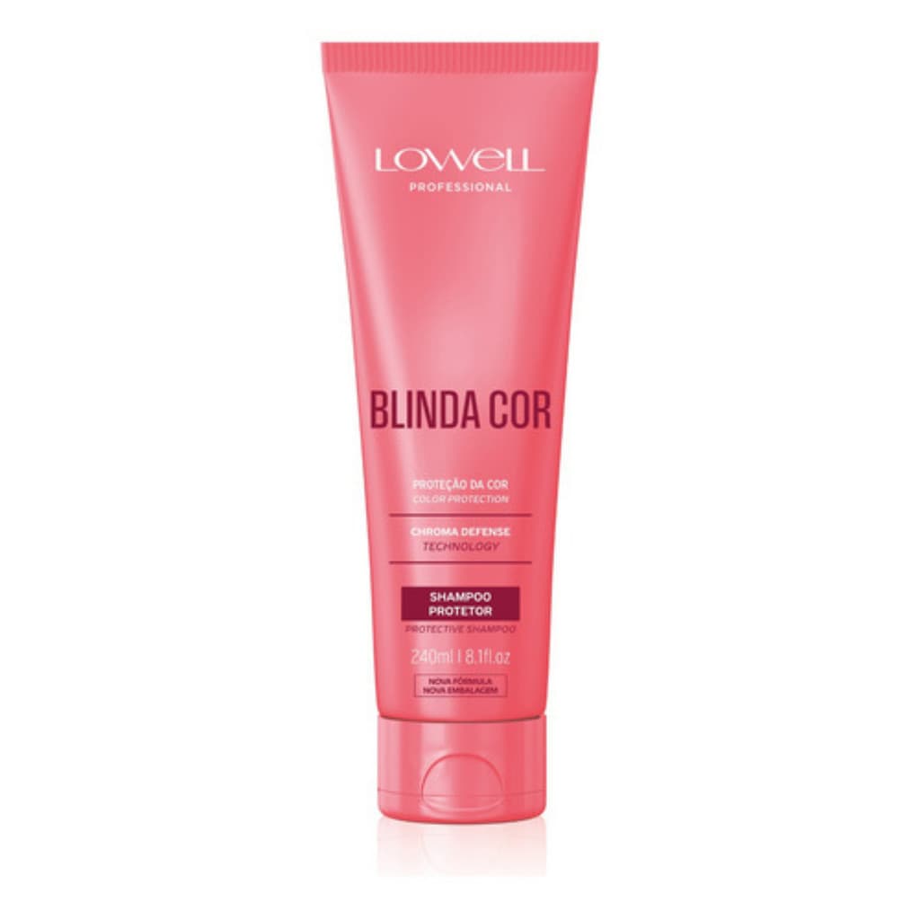 Shampoo Lowell Novo Blinda Cor Protetor Prolonga A Cor