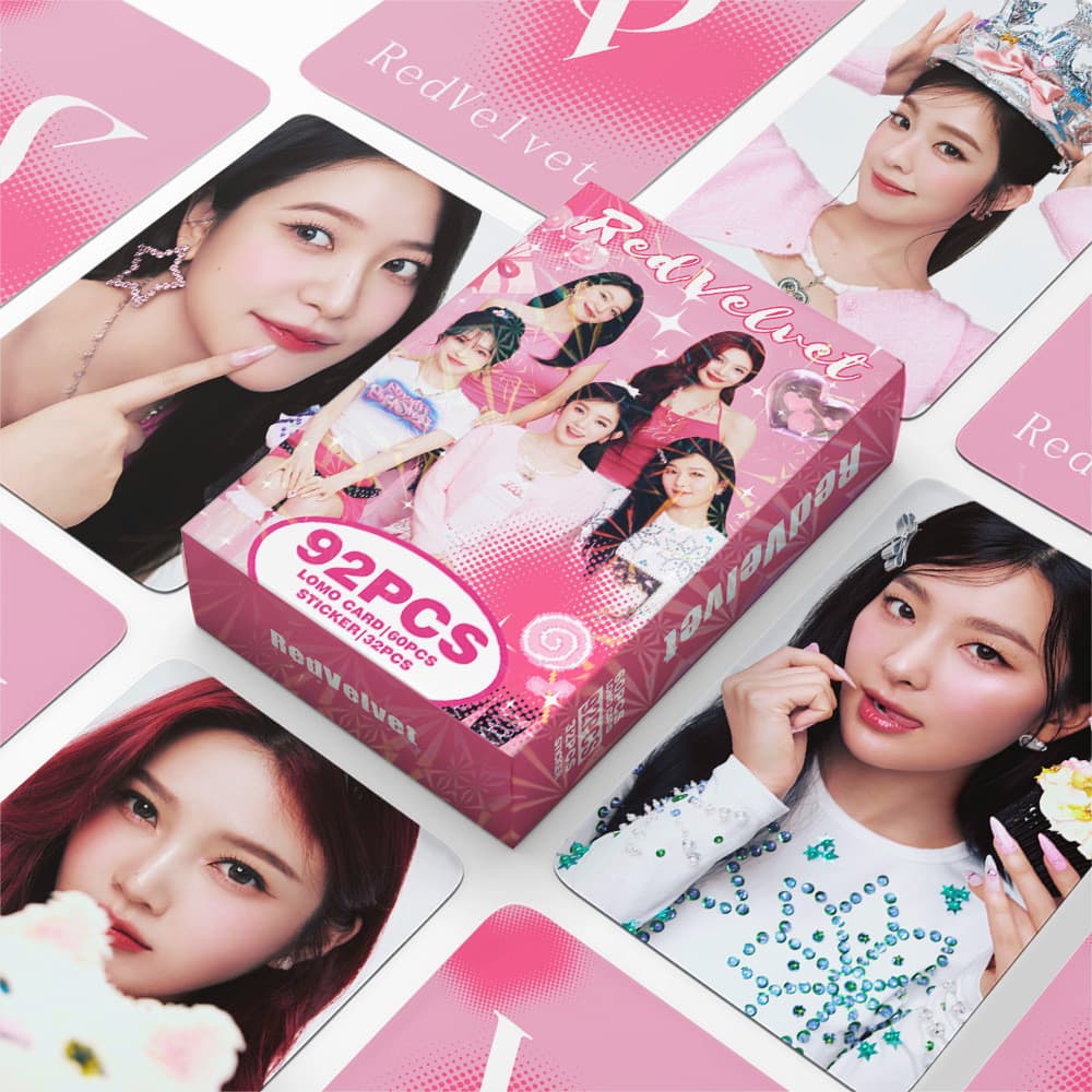 KPOP 92pcs/box Red Velvet Photocards Red Velvet KPOP LOMO Card Collection Card