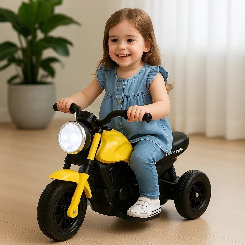 Mini moto elétrica infantil carrinho passeio andador veículo criança presente