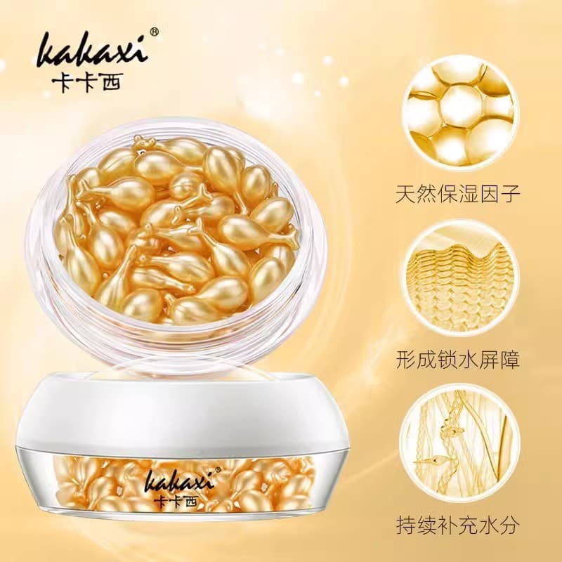 Kakashi Fullerene Placenta Essência Rejuvenescedora Perna de Frango Refinador Líquido Cápsula Facial Fullerene Flagship