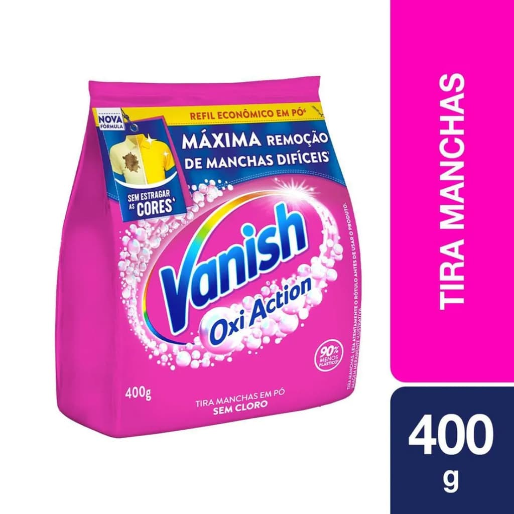 Tira Manchas em Pó Vanish Oxi Action 400g sem Cloro