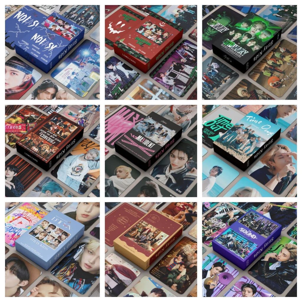 55pcs/Caixa Stray Kids Photocards 2022 O Álbum De Som Maxidente Cartão Postal LOMO