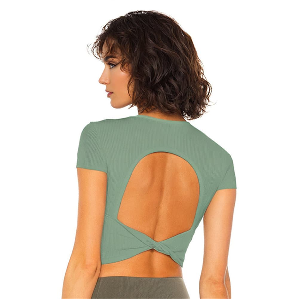Europeu americano yoga topos Pilates Halter volta roupas de Fitness roupas de treinamento esportes roupas de yoga femini