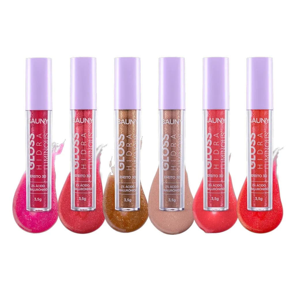 Gloss Labial Bauny Hidra Luminous Brilho 3D Volume