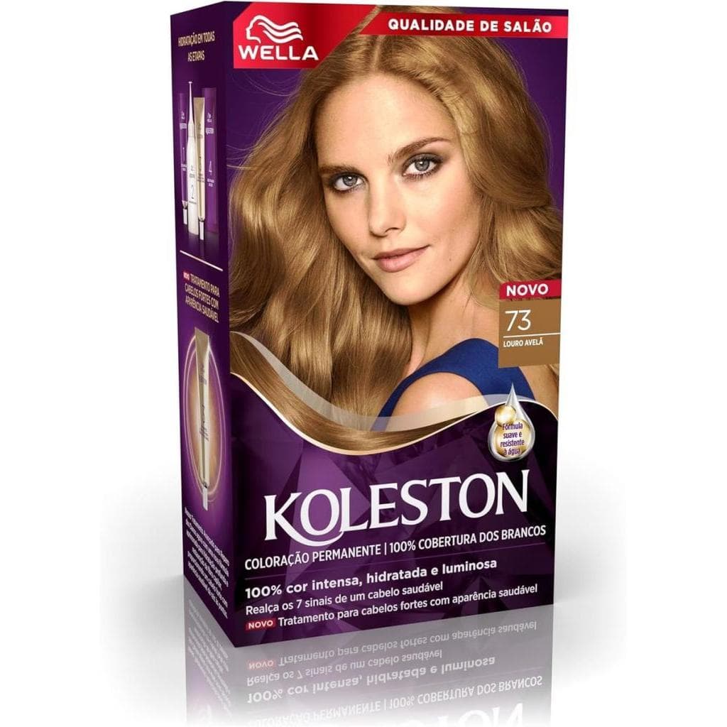 Coloração Permanente 73 Louro Avela Koleston 55G