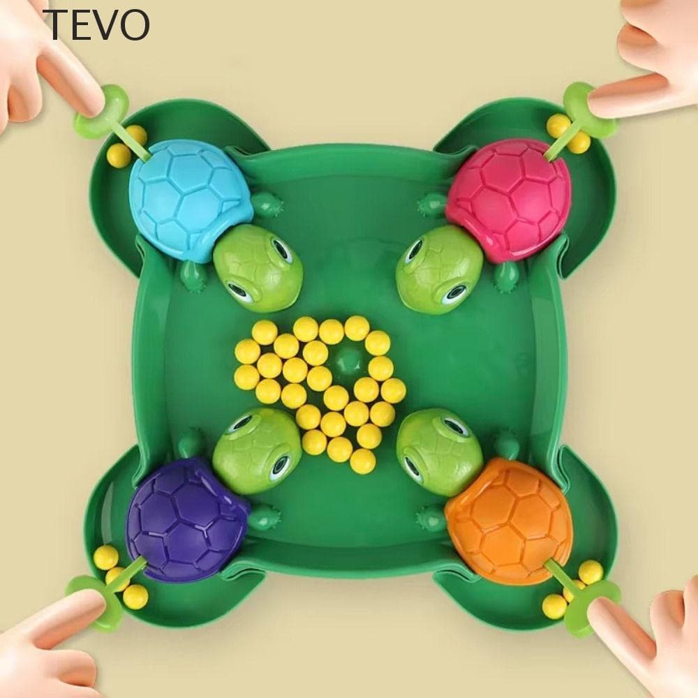 Jogo De Tabuleiro TEVO Turtles Eat Beans , Portátil De Tartaruga Faminto , Aprendizagem