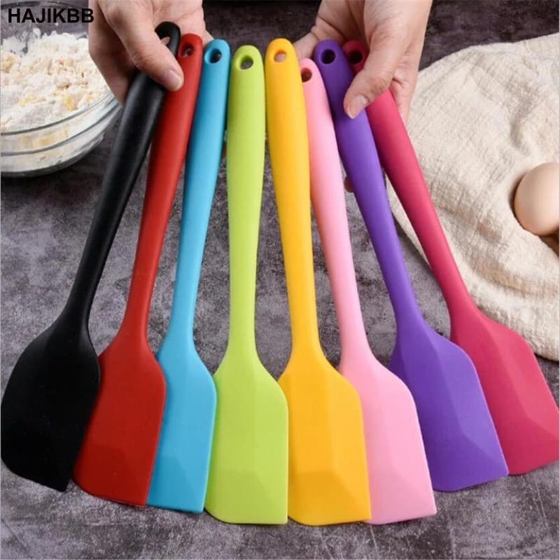 Espátula Pão duro silicone maciço 21 cm/Raspador de bolo/utensílio de cozinha