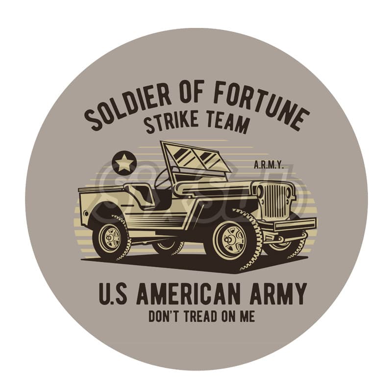 Decalque adesivo de carro modificado Off-Road com carruagem retrô americana do EXÉRCITO AMERICANO dos EUA#12202