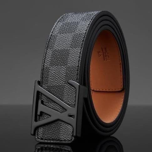2026 novo estilo produtos de luxo L masculino couro genuíno carta fivela suave cinto na moda masculino cinto juventude