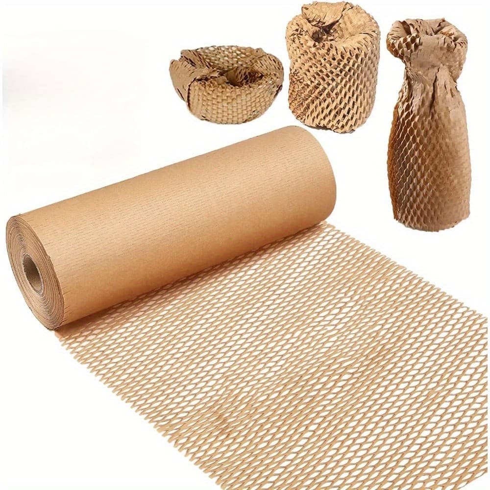 Papel De Embalagem Em Favo De Mel , Alternativa Substituta De Para Envoltório De Amortecimento De Bolha f
