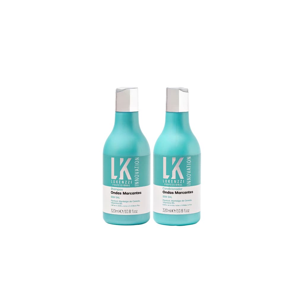 Kit Ondas Marcantes Shampoo + Condicionador Lokenzzi 320ml
