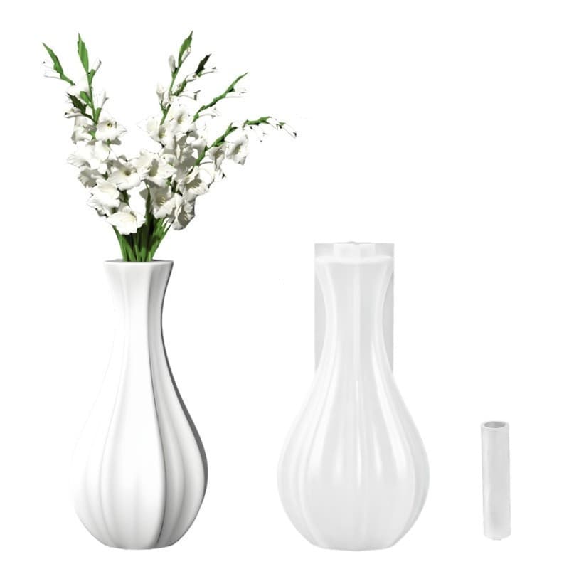 Moldes Vaso Silicone Para Casa , Flores , Textura Adequada Plantador E Criação Cimento
