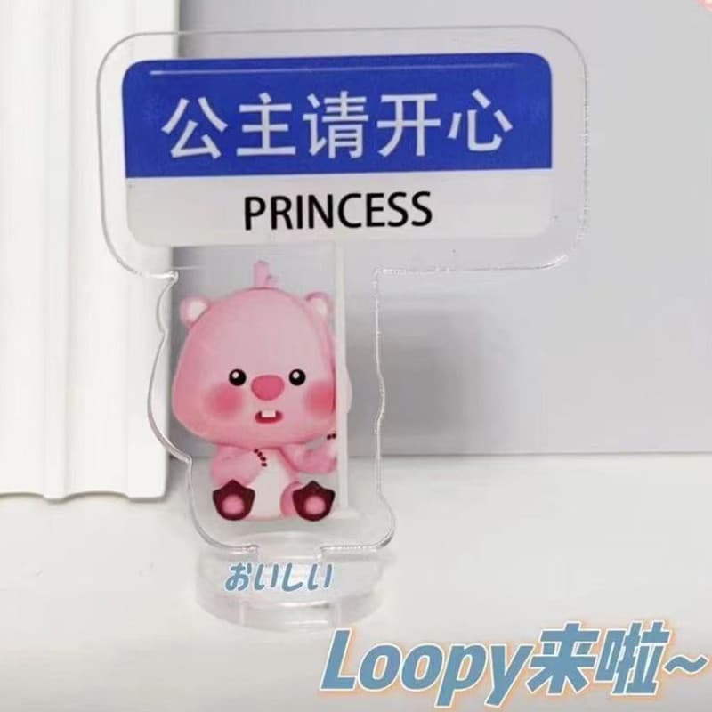 Princesa por favor feliz levante-se ornamentos pequeno livro vermelho mesmo estilo acrílico presentes criativos para nam