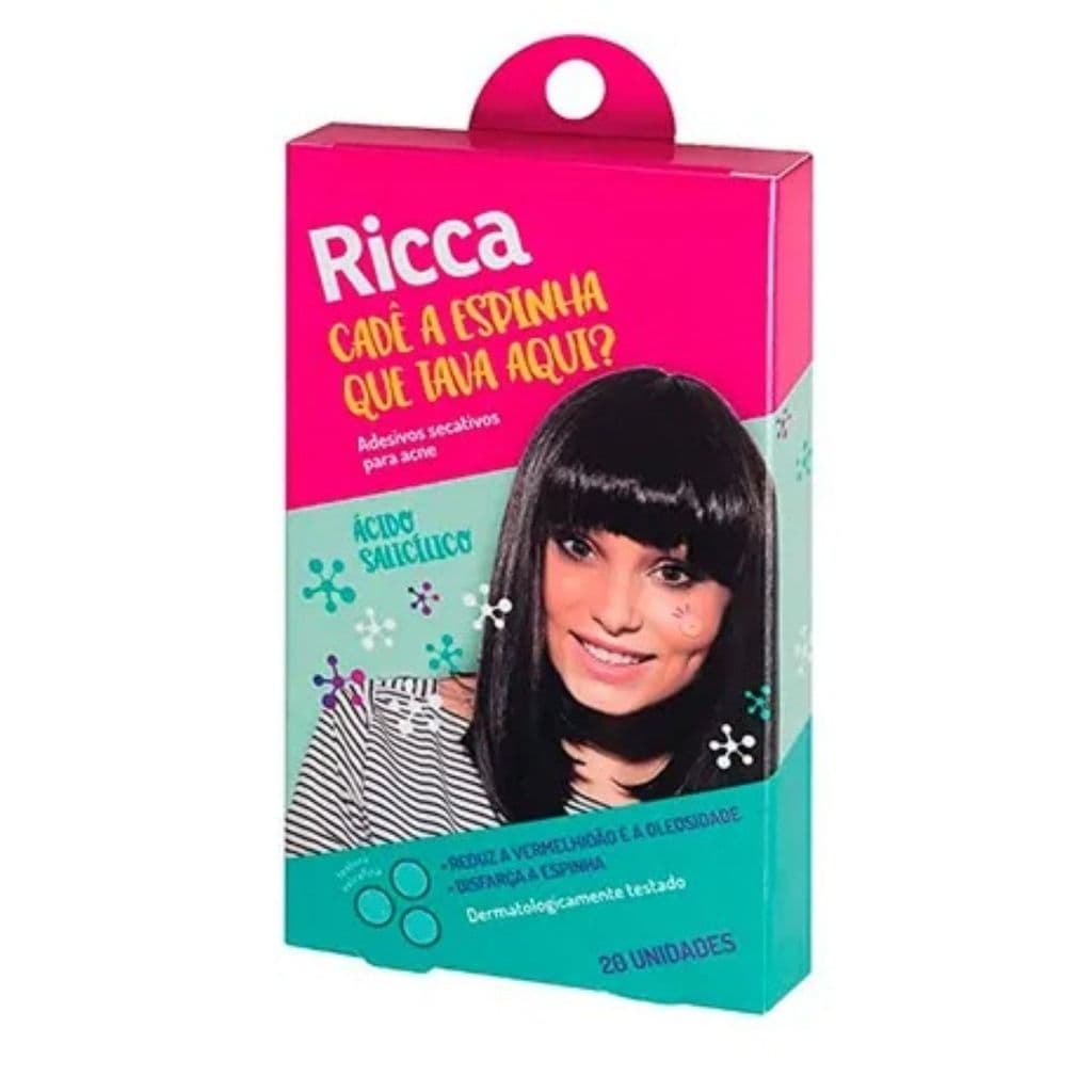 Adesivo Secativo de Acne Ricca 20 Unidades