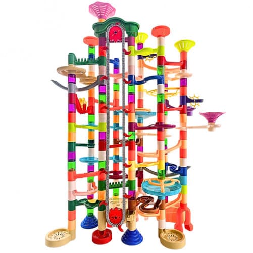 Elevator Marvel Run Marble Rolling Blocks Mixed Colors 1 Pack, 310 pcs