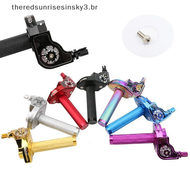 TSBR 1 Pçs Acelerador Torção Apertos Guiador 22mm De Alumínio Universal Para Motocicleta Ciclomotor Scooter Bicicleta M1