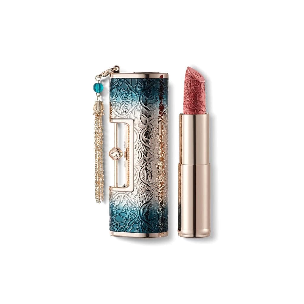 FLORASIS Blooming Rouge Love Lock Batom de Longa Duração com Efeito Esculpido, Acabamento Matte Leve e Nutritivo para Us