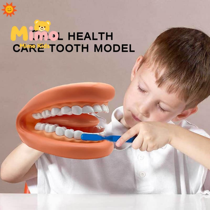 Fantoche Boca com Dentes e Língua, Kit Educação Higiene Bucal