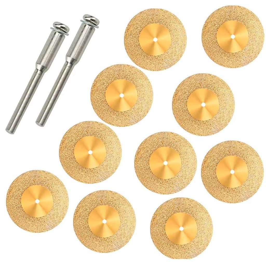 6 / 10pcs Discos de Corte Diamantado Para Mini Micro Retifica Lâmina De Serra Metal Resina Porcelana Vidro