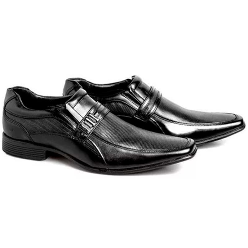 Sapato Social Masculino Rafarillo Original Em Couro Legítimo Confortável Preto Marrom Café 34011