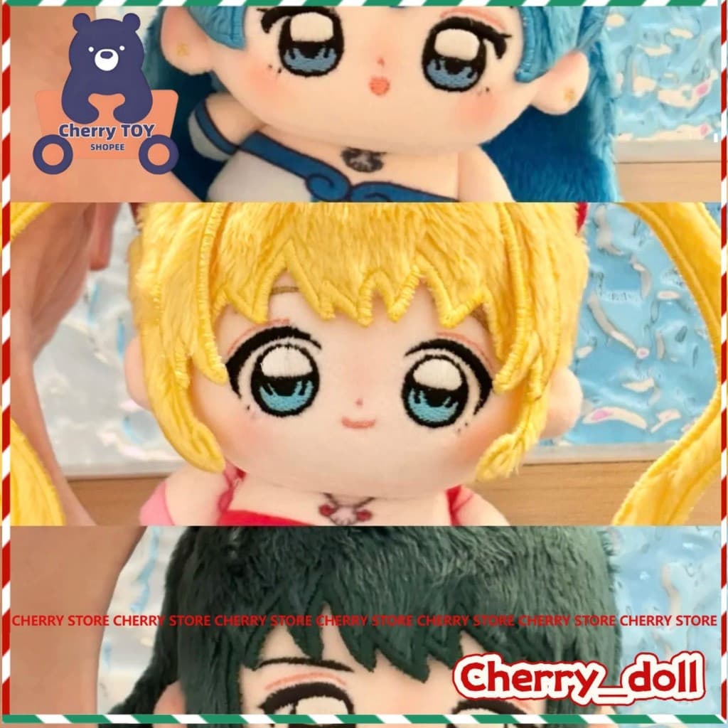 Pelúcia de algodão de 10cm da Sereia Melody Pichi Pichi Pitch Nana Miu, Lucia, Hanon, adereço de cosplay fofo, presente.