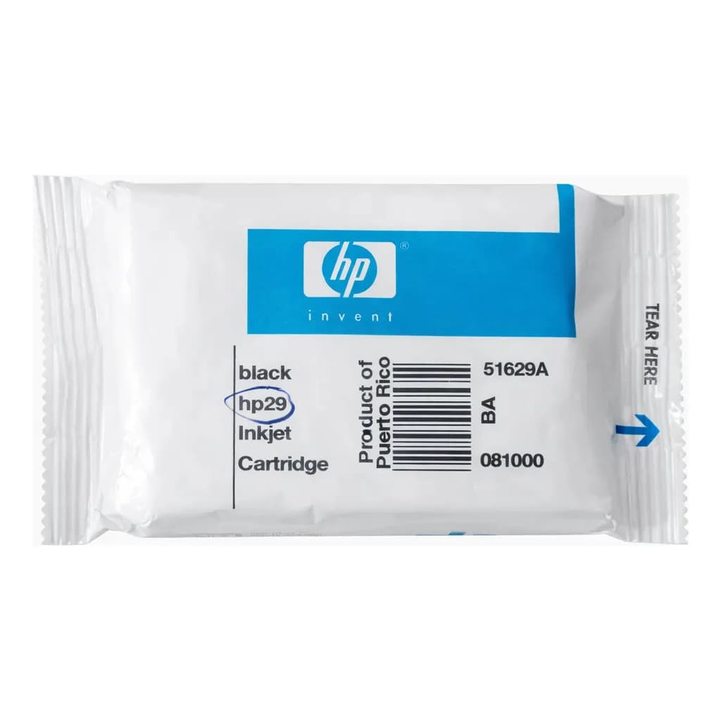 Cartucho Hp 29 Preto Para Impressoras Hp Deskjet