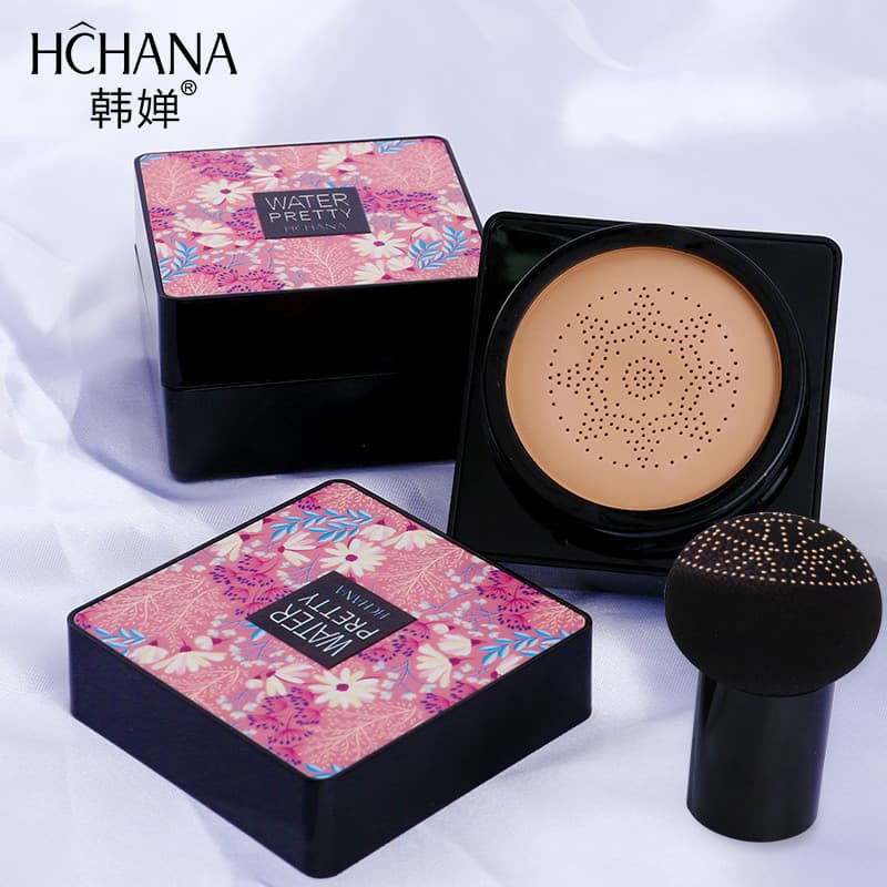 Han Chan Almofada de Cabeça de Cogumelo Pequena BB Creme Transparente Elástico Creme de Beleza Natural Marfim Branco Nu