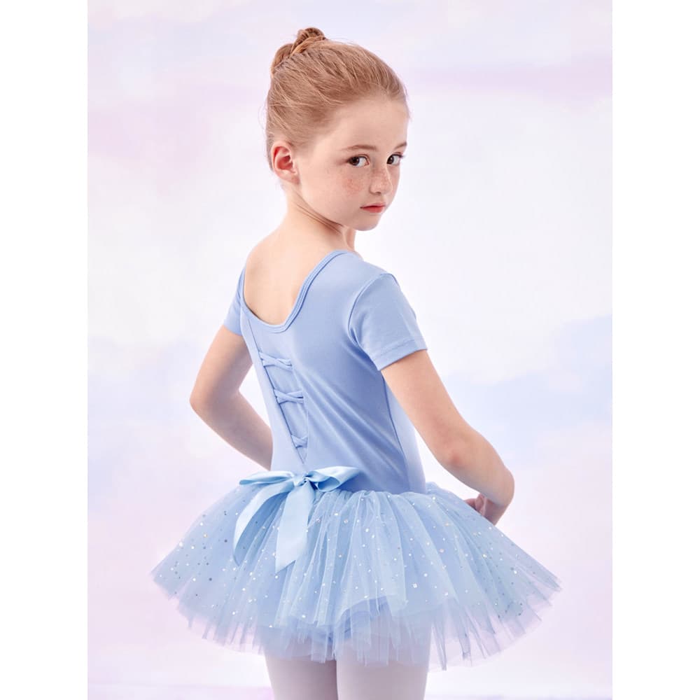 Traje de dança crianças feminino saia de balé de manga curta verão meninas roupas de dança chinesa roupas de prática das
