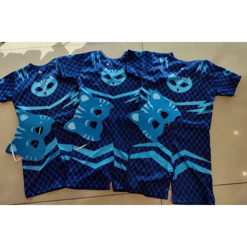 Fantasia infantil PJ Maks MENINO GATOcommascara - ENVIO IMEDIATO