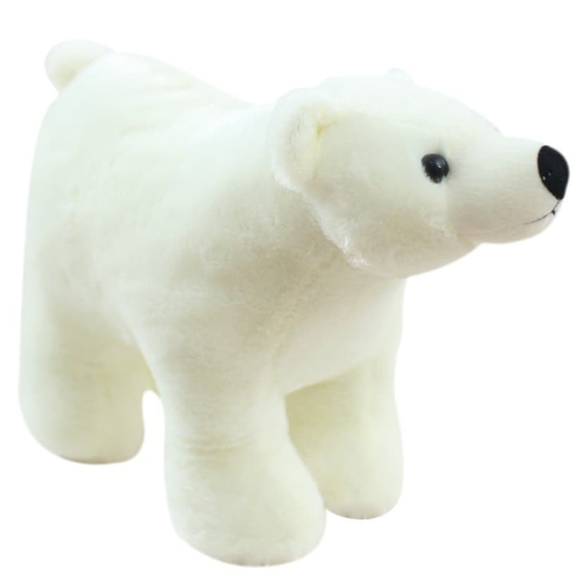 Super macio toque urso Polar boneca brinquedo de pelúcia bonito Ragdoll crianças boneca evento presente criativo quarto