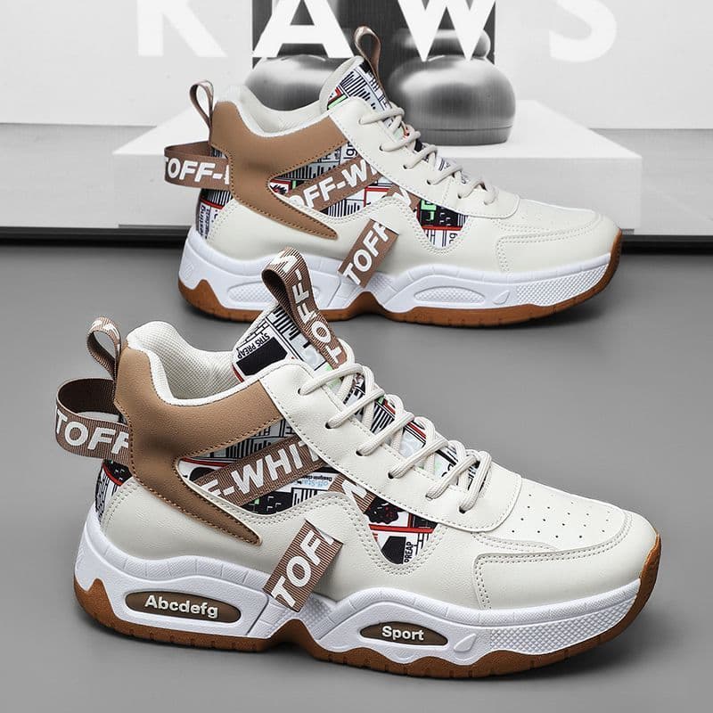 Sapatos masculinos novo estilo 2025 outono papai sapatos esportivos casuais na moda respirável venda quente aumentado so