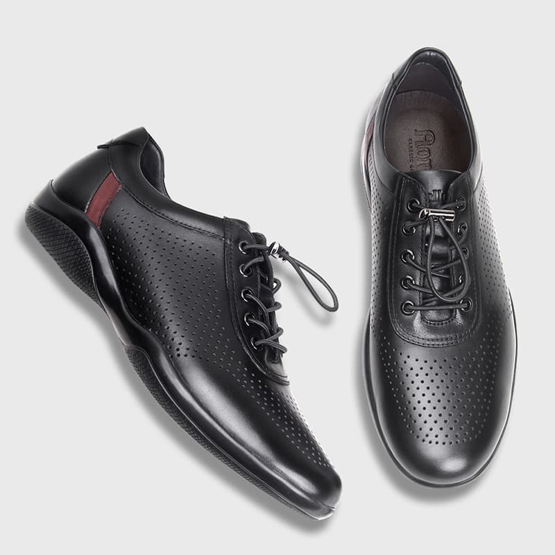 Sapatos de couro casuais de verão masculino couro genuíno oco perfurado respirável fino sapatos masculinos 2026 couro ma