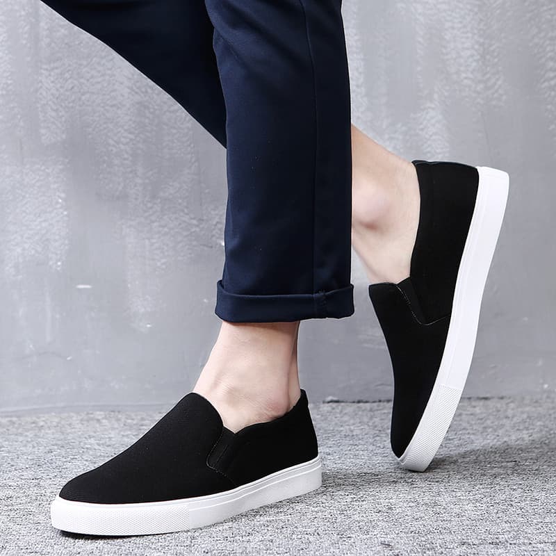 Sapatos masculinos verão respirável 2026 novo estilo Casual All-Match tênis masculino deslizamento-On velho pequim sapat